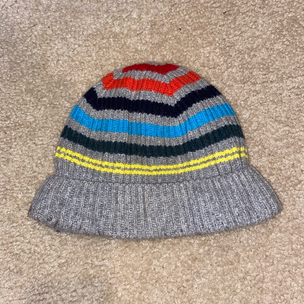 GAP KNIT COLORFUL STRIPE HAT